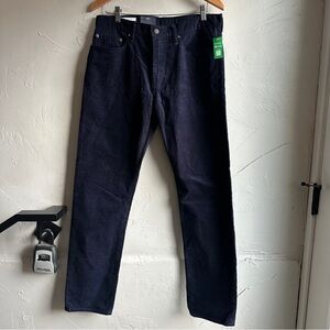 GAP Navy Corduroy Pants 32x32 Heritage Normcore Americana Classic Minimalist NWT